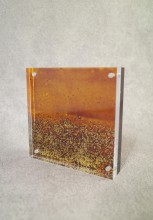 うるし自然紋写真立て　ラメ