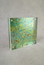 うるし自然紋写真立て　冬