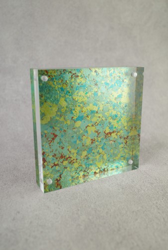 うるし自然紋写真立て　冬